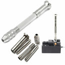 Clamp Wood Horn Walnut Manual Hand Drill Drilling Aluminum Mini Twsit Chuck