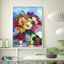 5D DIY Flower Special Shaped Diamond Painting Cross Stitch Kits Bedroom Wall Art