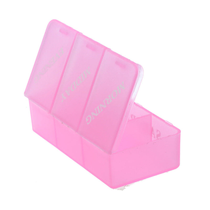 Colorful Pill Box 7 Day Week Medicine Tablet Drug Holder Box Pillbox Case V
