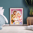 5D Full Round Drill Rhinestone Diamond DIY Painting Kit Jesus Family Ornaments