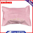 Embroidery Velvet Handkerchief Box Napkin Holder Cover Car Paper Towel Co