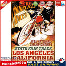 Weatherproof Retro Chic Motorcycle Sign Iron Painting Wall Drawing (4) Newly
