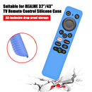 Silicone Remote Control Case Cover for REALME 32/43 in TV (Luminous Blue)