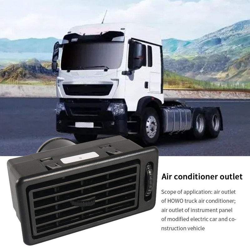 RV Dashboard Air Conditioning Outlet A/C Air Exhaust Vent for HOWO Truck Newly