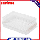 Butter Cutting Storage Box Transparent Cheese Slicer Tray Container Kitchen Tool