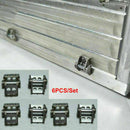 Metal Cargo Container Hinge 6pcs for Tamiya Scania 56323 RC Tractor 6X 1/14