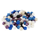 100pcs Octagon Fire Painting Pills Seal Paint Granulate Stamps Wedding Around