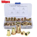 Head M3/4/5/6/8 Nutsert Cap Nut Tool Set Rivet Nut Kit Threaded Rivet Insert