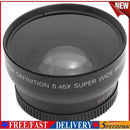 0.45x 52mm Super Wide Angle Macro Lens for Nikon 18-55mm 55-200mm 50mm