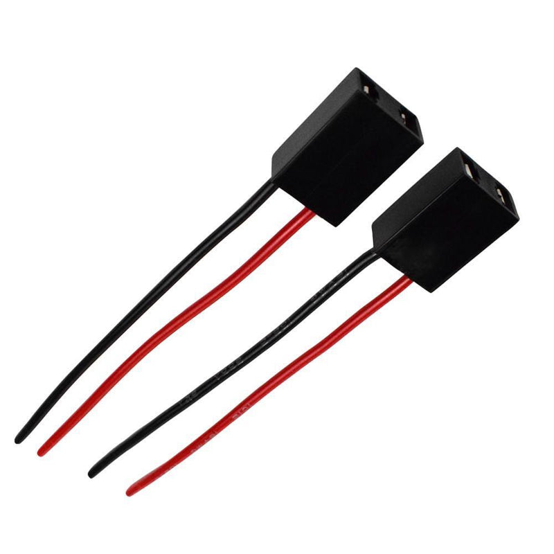 1 Pair H7 Bulb Socket Headlamp Fog Lamp Wiring Harness Female Connector Adapter