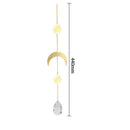 Hanging Moon Sun Heart Ball Light Catcher Crystal Outdoor Wind Chime (63) Newly
