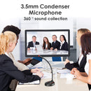 USB Gooseneck Cardioid Computer Microphone w/ Mute Switch for PS4 Conference Mic