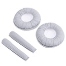 1 Pair Ear Pads w/Headband Cushions for Sennheiser PX100 PX200 (Grey)