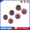 12pcs In Ear Earphone Silicone Earbuds Replace for KZ Headset (Gray+Red)