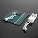 2.5W 5V USB Solar Battery Charger + 2-Slot AA AAA Rechargeable Battery Char