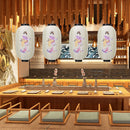 25cm Lantern Cloth Japanese Style Printing Fabric for Bar Pub Decor (D) Newly