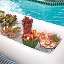 Picnic Drink Float Food Fruit Containers Inflatable Ice Bucket Floating Tray