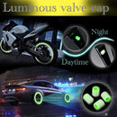 Universal Fluorescent Car Tire Valve Caps 4pcs D7Q3