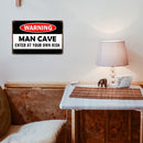 Retro Red Warning Metal Plate Painting for Bar Pub Tin Plaques Wall Sign