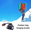 Outdoor Backpack Clip Soft Walking Hanging Buckle with Whistle Elastic Rope