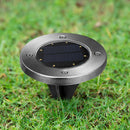 LED Solar Power Ground Lights Floor Decking Outdoor Garden Yard Lawn Path Lamp