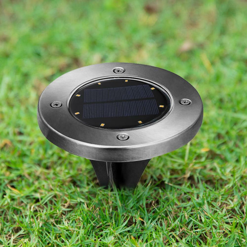 LED Solar Power Ground Lights Floor Decking Outdoor Garden Yard Lawn Path Lamp