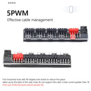 1 to 5 4Pin PWM Cooling Fans Hub Power Supply Cooler Splitter Extension Adapter