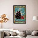 Cat Animal Full Cross Stitch Embroidery Cotton Thread Painting Canvas Home Decor
