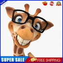 Giraffe with Glasses Oil Paint By Numbers Kits Canvas Drawing DIY Cartoon