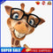 Giraffe with Glasses Oil Paint By Numbers Kits Canvas Drawing DIY Cartoon