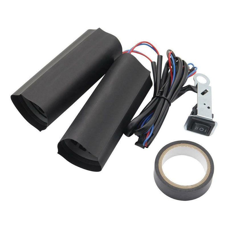 12V Electric Motorcycle Handles Heaters Heated Hand Grips Handlebars Warmers