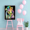 Colorful Tiger 5D DIY Full Round Diamond Painting Animal Rhinestones Crafts