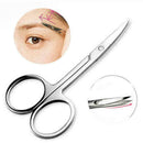 Mini Curved Mustache Nose Ear Hair Remover Scissors Trimmer U8K1 N8 Hot w/ S5F0