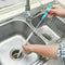 Flexible Sink Overflow Drain Unblocker Cleaning Brush Tool Kitchen 71cm Q7O0