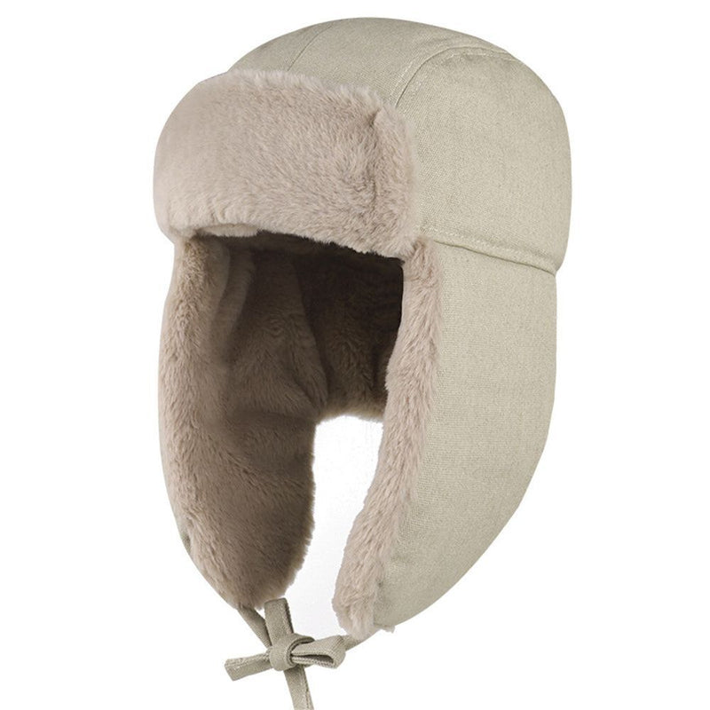 Winter Ski Faux Fur Warm Windproof Cap Thick Balaclava Lei Feng Cap Earflap Hat