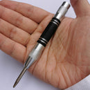 Automatic Center Pin Spring Loaded Mark Center Punch Woodworking Tool (C) Newly