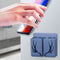 Phone Wall Mounted Holder with Plug Charging Sundries Organizer Box (Blue) Newly
