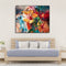 Painting By Numbers Kit DIY Colorful Flowers Canvas Oil Art Picture Craft