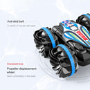 #A Waterproof Amphibious Remote Control Stunt Car 2.4GHz 4WD Off-Road RC Vehicle