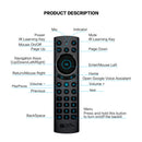 G20BTS PLUS Smart Voice Remote Control 2.4G RF Wireless for Android TV Box