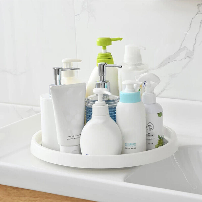 Spice Seasoning Sauce Box Non Brief Shelf Kitchen Condiment Rotating Storage Tray