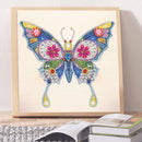 5D DIY Partial Special Shaped Diamond Painting Butterfly Poster Kit (UP267)