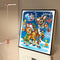 5D DIY Mosaic Kit Ski Dog Bead Art Full Drill Diamond Painting Home Wall Gift