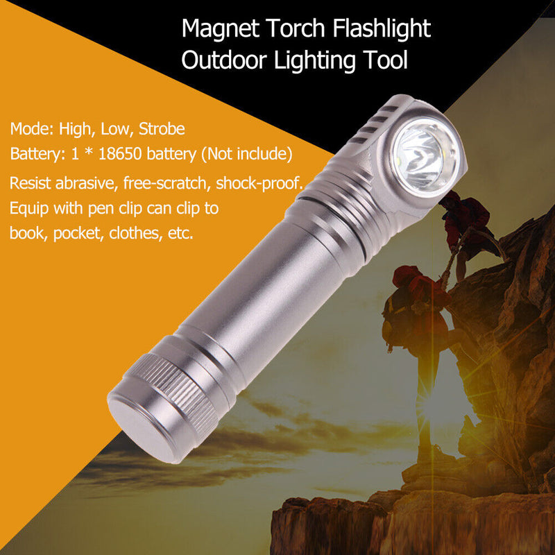 Portable Pen Clip 3 Mode Flashlight Outdoor Camping Hiking Lighting-87874