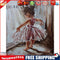 Dancing Girl Drawing Frameless DIY Oil Paint By Numbers Canvas Home Decor