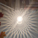 LED Diamond Candle Light Acrylic Crystal Night Lamp Home Bedroom Decor (A)