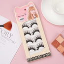 Makeup Cross Thick Soft Eye Lashes Extension Handmade Black False  Eyelashes
