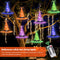 Halloween Witch Hat String Light Hanging Lighted LED Luminous Hats for Outdoor