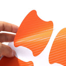 Carbon Fiber Car Exterior Door Handle Cup Protector Stickers Universal Set