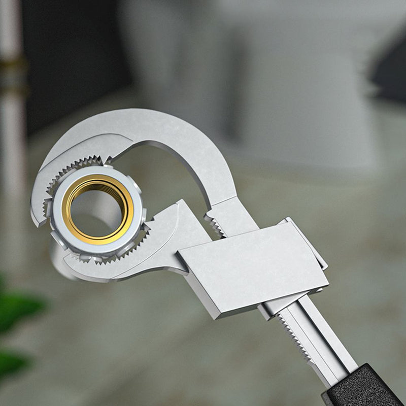 Water Pipe Plumbing Repair Tools Ratchet Wrench Adjustable Spanner Pipe Wrench